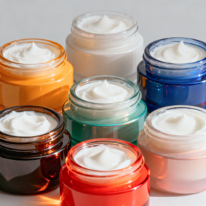 Bocal cosmétique en verre de 5 ml, emballage écologique et personnalisé